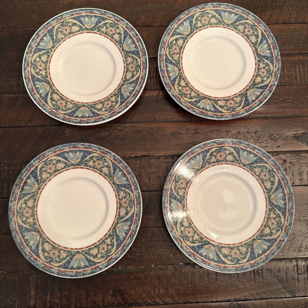 4 Mikasa Ultra Cream SAN MARCO SAUCER 6 1/2"